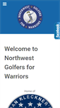 Mobile Screenshot of northwestgolfersforwarriors.org