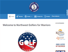 Tablet Screenshot of northwestgolfersforwarriors.org